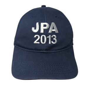 JPA 2013 Slideback Baseball Cap Blue One Size Adjustable Embroidered Harriton